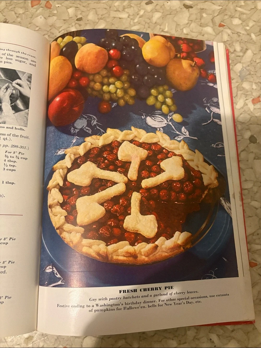vintage 1950 edition of Betty Crocker's Picture Cook Book.